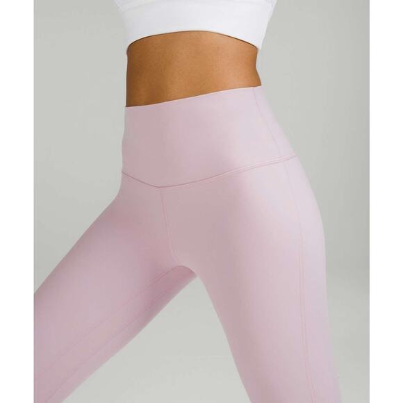 Lululemon Align High‑Rise Pant 28” Nulu Size 2 Pink Peony - Picture 2 of 9
